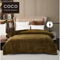 CHĂN COCO LÔNG THỎ MỀM MỊN L1  DẦY NẶNG 3-4kg