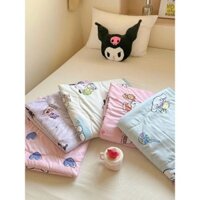 Chăn cotton đũi trẻ em trần bông mỏng thích hợp đắp phòng điều hoà, mền mang đi học tiện lợi, Mền cotton đũi dễ thương c