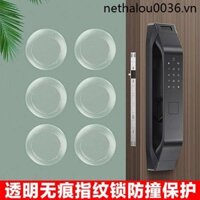 Chặn Cửa Chống Va Chạm Miếng Dán Khóa Cửa Thông Minh Mật Khẩu Khóa Vân Tay Miếng Dán Tường Phía Sau Cửa Miếng Lót Silicon Chống Trộm Cửa Vào Dụng Cụ Tiện Dụng