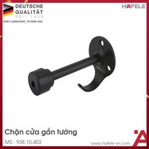 Chặn cửa gắn tường đen mờ Hafele 938.10.403