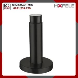 Chặn cửa gắn tường đen mờ Hafele 937.13.533