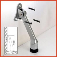 Chặn Cửa Móng Ngựa Inox Cho Nhà Chung Cư - Tránh Va Đập Do Bị Gió Lùa - Đồng đỏ