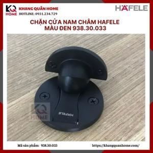 Chặn cửa nam châm đen mờ Hafele 938.30.033