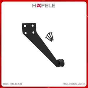 Chặn cửa trên khung mở trái đen mờ Hafele 937.13.583