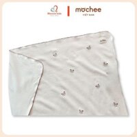 Chăn đắp Mochee cotton waffle 90x120cm cho bé, mền trẻ em tổ ong thoáng khí - Monnie Kids