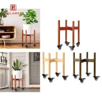 Chân đế cây có bánh xe, Xe đẩy thực vật, Gỗ, Giá đỡ thực vật, Chân đế chậu hoa, Chân đế trồng cây cán, Xe đẩy cây cho văn phòng tại nhà