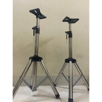 Chân Đế, Kệ Loa INOX Loại Thấp - Tùy Chỉnh Chiều Cao 80p - 1m3, Chịu Tải 50kg, INOX Cao Cấp, Bền Bỉ, Sang Trọng