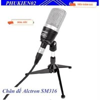 Chân đế kẹp micro để bàn cực gọn Alctron SM316 - Chân kẹp Mic Antron SM 316 - Thiết kế bằng hợp kim cao cấp không rỉ