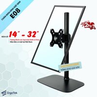 Chân Đế Màn Hình Đặt Bàn ErgoTek E08 14 - 32 Inch - Chân Màn Hình - Tivi Đa Năng, Giá Đỡ Màn Hình Để Bàn