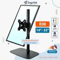 Chân Đế Màn Hình - Tivi 14 - 32 Inch ErgoTek E08 - Kệ Để Màn Hình Đặt Bàn Xoay Linh Hoạt - Chân Màn Hình Cảm Ứng