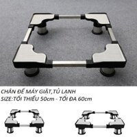 CHÂN ĐẾ MÁY GIẶT TỦ LANH,GIÁ ĐỠ INOX SIZE 48-60CM