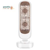 Chân Đế Mới Mini Quạt USB Pin Sạc Tháp Bàn Quạt Type-C Di Động Để Bàn Làm Mát Không Khí Cho Gia Đình Học Tập Cắm Trại