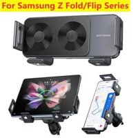 Chân đế sạc không dây và giá đỡ điện thoại ô tô 15W nhanh cho iPhone Samsung Galaxy S23 S22 S21 Z Fold Flip 5 4 3