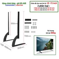 Chân đế Tivi đa năng 19 - 75 inch - Chân tivi để bàn lắp đặt mọi hãng Tivi