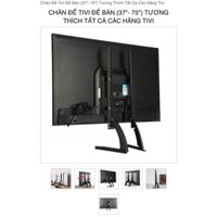 Chân đế tivi đa năng để bàn cho tất cả các loại tivi 26-75 inch tải trọng 45kg, phù hợp với hầu hết các loại tivi