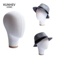 Chân đế tóc giả KUNHEV, Đầu ma-nơ-canh có thể tháo rời đa năng, Mũ trang trí DIY Đế trưng bày tóc giả cho tóc giả / Mũ / Mũ / Mũ đội đầu