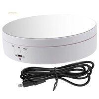 Chân đế trưng bày bàn xoay tròn 360 độ Phụ kiện chụp ảnh Đế nền ảnh Studio Mới (Trắng)