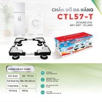 Chân đế tủ lạnh chân thấp, chân máy giặt đa năng inox cao cấp có thể điều chỉnh kích thước 48-77cm CDN57-T , CTL57-T