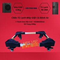 CHÂN ĐẾ TỦ LẠNH, MÁY GIẶT INOX CÓ BÁNH XE TP6068A