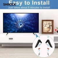 Chân đế TV SHIKICK, có ốc vít Không khoan Giá đỡ TV, Phụ kiện Hỗ trợ chắc chắn Đế đế chắc chắn chống trượt cho TCL / Roku