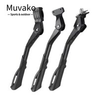 Chân đế xe đạp MUVAKO, Phụ tùng xe đạp bằng hợp kim nhôm Giá đỗ xe đạp, Giá đỡ một mặt chống trượt đa năng có thể điều chỉnh bền bỉ cho xe đạp leo núi 24-29 Inch