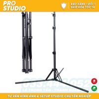 Chân đèn 1.9 mét gấp ngược nhỏ gọn & tiện dụng, chân đèn studio - PRO.Studio & Decor