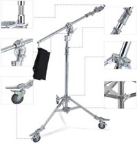 Chân Đèn Boom M5 Pro 2in1 Inox