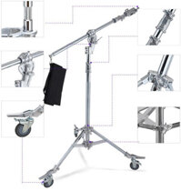 Chân Đèn Boom M5 Pro 2in1 Inox