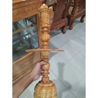 Chân đèn cầy gỗ gõ