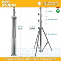 Chân Đèn Inox 280cm NiceFoto 288H - PRO.Studio & Decor Hà Nội