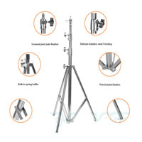 Chân Đèn Inox 280cm NiceFoto 288H