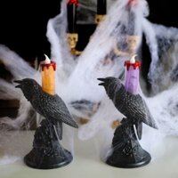 Chân đèn led con quạ cây nến trang trí lễ hội Halloween