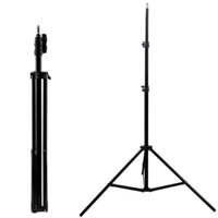 Chân Đèn livestream tripod gắn máy ảnh máy quay máy chiếu thép cao tối đa 2m có thể hạ thấp xuống 70cm