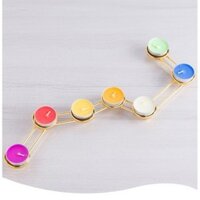 Chân đèn (nến) thất tinh bằng đồng dùng trong đàn lễ, thờ phụng, cúng.