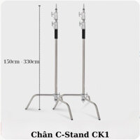 Chân đèn stand C Ck1 🔥 HÀNG CAO CẤP 🔥 Chân đèn chất liệu inox không rỉ chắc chắn chịu tải đến 6kg