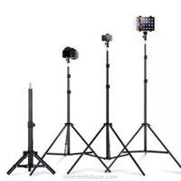 Chân đèn studio, đèn flash, camera 2m1