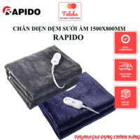 Chăn điện, đệm điện sưởi ấm Rapido nhung REB- 60SB - BH 12 tháng chính hãng - Talaha
