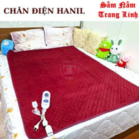 Chăn điện hàn quốc Hanil chính hãng vải nhung 1m4 x 1m8 – Đệm sưởi hàn quốc cao cấp