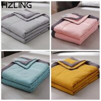 Chăn điều hòa HZLING, Chăn làm mát thoáng khí hiệu ứng lạnh, Chăn làm mát màu trơn thân thiện với da nhẹ chất lượng cao Mùa xuân hè
