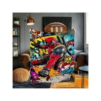 Chăn Disney 1 Chăn Họa Tiết Người Nhện Series Chăn Thoải Mái, Mềm Mại, Thân Thiện Với Da, Chăn Lông Cừu, Chăn sofa, Thích Hợp Cho Người Lớn Gia Đình / Dã Ngoại / Du Lịch Sử Dụng, Quà Tặng Ấm Áp Cho