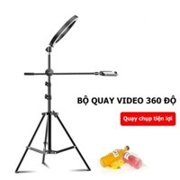 Chân Đỡ Điện Thoại Livestream Kiêm Tripod Điện Thoại G21 Quay 360 Độ Để Chụp Ảnh, Quay Video, Livestream Cao 2m1