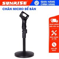 Chân đỡ micro để bàn cao cấp thân kim loại chắc chắn TS 04, kẹp mic dùng cho các cuộc họp, bài giảng…
