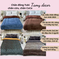 Chăn đông Yuki, chăn đông Coco, chăn lông cừu Tamy Decor nặng 3.5-4kg size 2*2.3m chất lông mềm mại giữ ấm nhanh và lâu
