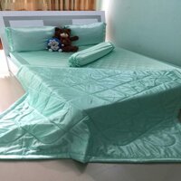 Chăn Drap Gối Phi Lụa Bóng 1m4 x 2m