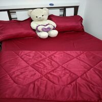 Chăn Drap Gối Phi Lụa Bóng 1m6 x 2m