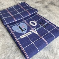 Chăn đũi cotton, chăn trần bông dệt chỉ cực kỹ không xô khi giặt, kích thước