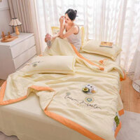 Chăn Đũi Mùa Hè Nằm Phòng Điều Hòa.Chất Liệu Cao Cấp Mùi Trà Xanh Dịu Nhẹ Mang Cảm giác Thư Thái,Thoải Mái.