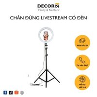 Chân đứng livestream, chụp hình có đèn 3 chế độ – Decor TN