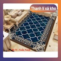 chăn ga giá rẻ Thảm trải sàn Sofa trang trí phòng khách Bali in 3D Nhung nỉ lì cao cấp phong cách hiện đại BL115