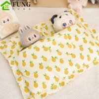 Chăn Ga Gối Búp Bê FUNG Labubububu, Chăn Giường Labubububu Túi Ngủ Đôi, Gối Chăn Mềm Mại Dễ Thương 20CM Giường Búp Bê Quà Giáng Sinh